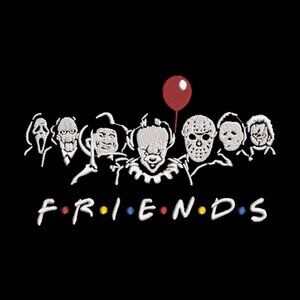 Friends Horror Movie Halloween YOUTH Embroidered Sweatshirt Kids Unisex Crewneck